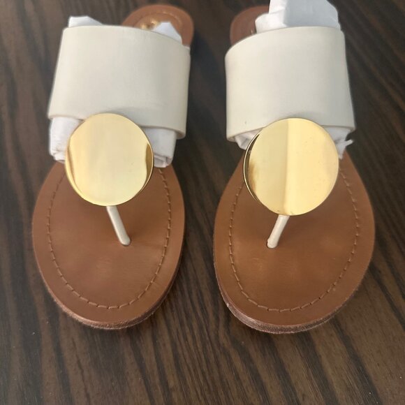 Authentic Luxury Tory Burch Patos Disk Sandal – Calf Leather in a size 7 - Picture 9 of 10